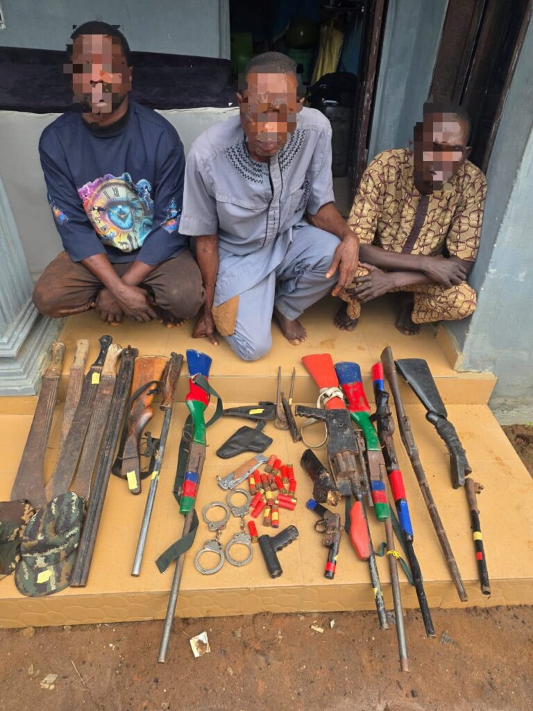 Lagos Police Arrest 3 Suspected Cultists, Recover Firearms in Imota